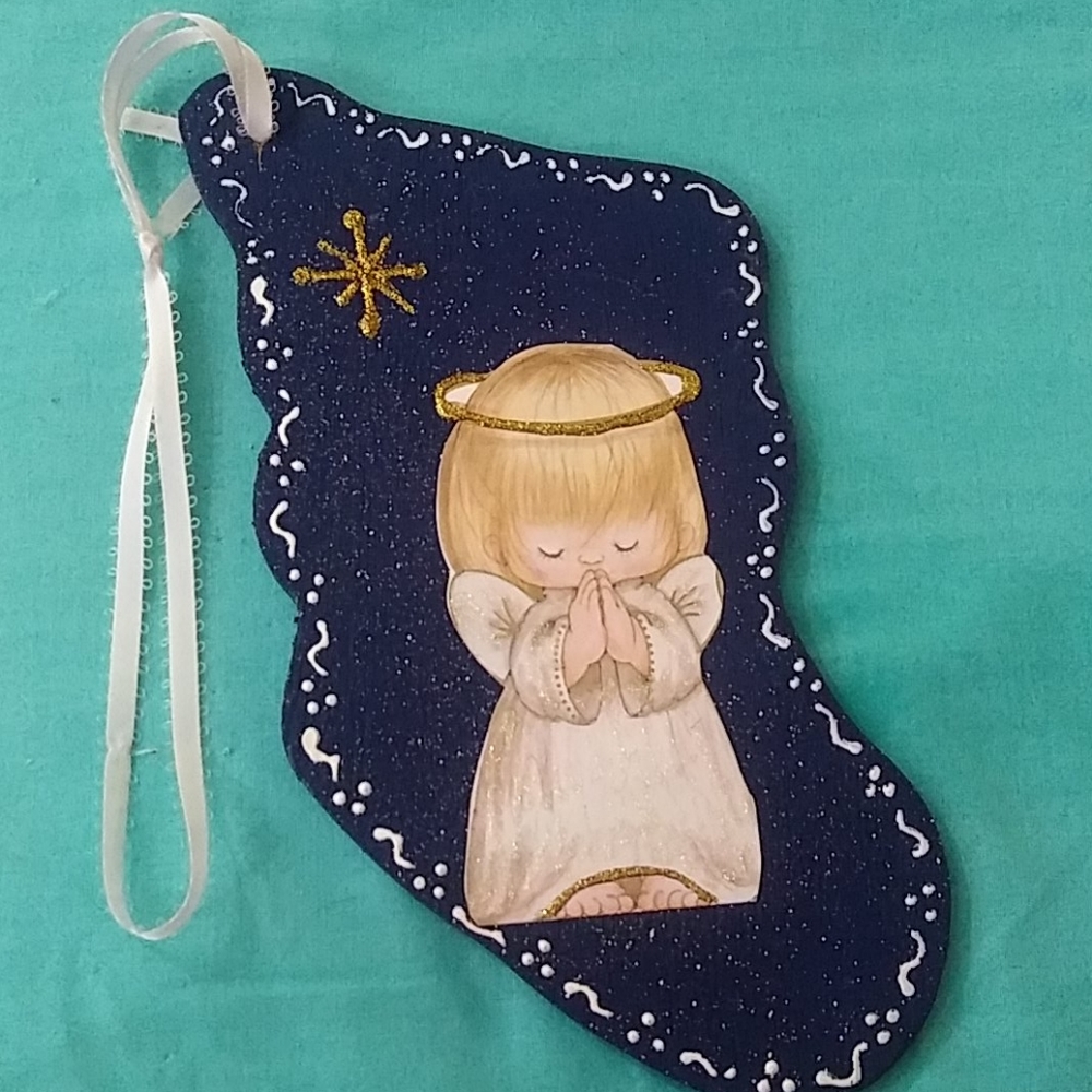 Christmas angel wall decor handmade